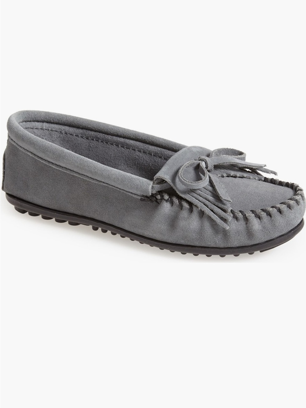NWOT Minnetonka Kilty Suede Driving Shoes Moccasin Loafers